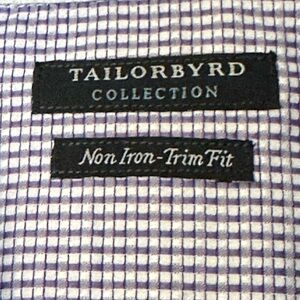 Tailorbyrd Lavender Check Dress Shirt